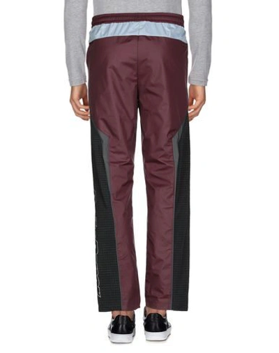 Shop Daily Paper Casual Pants In Maroon