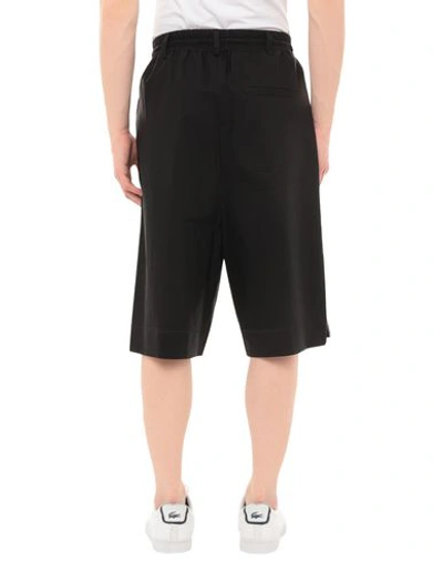Shop Marcelo Burlon County Of Milan Marcelo Burlon Man Shorts & Bermuda Shorts Black Size Xs Cotton, Polyester
