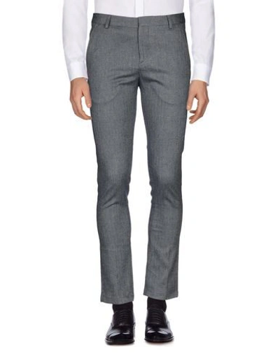 Shop Aglini Man Pants Slate Blue Size 35 Viscose, Polyester, Virgin Wool, Elastane