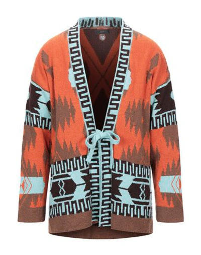 Shop Alanui Cardigans In Orange