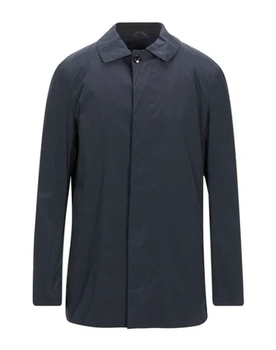 Shop Allegri Overcoats In Dark Blue