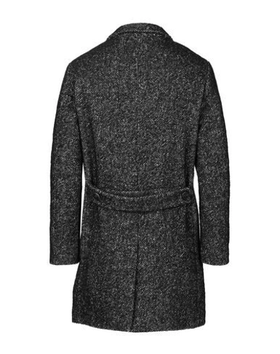 Shop Aglini Coats In Black