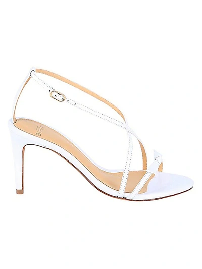 Shop Alexandre Birman Anastassia Suede Bow-strap Sandals In White