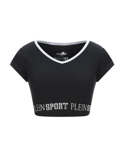 Shop Plein Sport T-shirts In Black