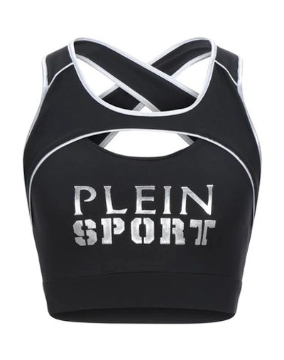 Shop Plein Sport Tops In Black