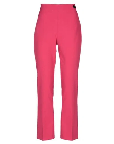 Shop Be Blumarine Woman Pants Fuchsia Size 6 Polyester, Elastane In Pink