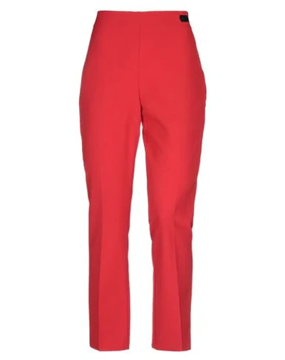 Shop Be Blumarine Woman Pants Red Size 8 Polyester, Elastane