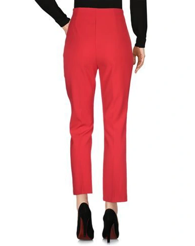 Shop Be Blumarine Woman Pants Red Size 8 Polyester, Elastane