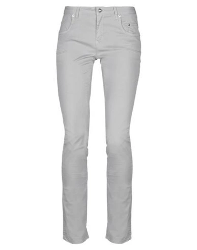 Shop Siviglia Pants In Light Grey