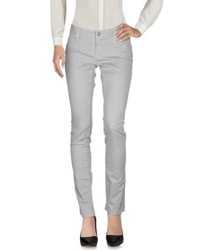Shop Siviglia Pants In Light Grey