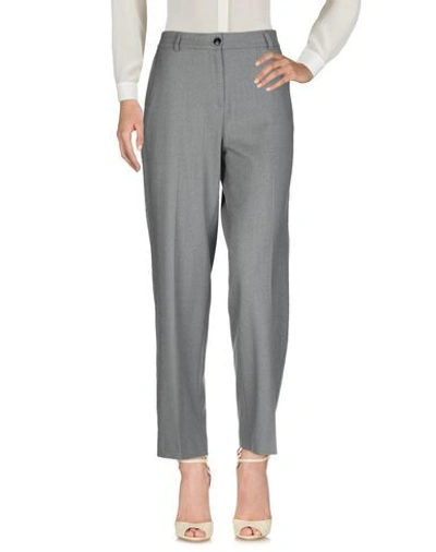 Shop Via Masini 80 Casual Pants In Grey