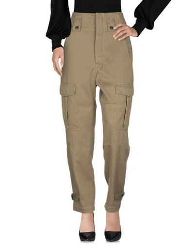 Shop Isabel Marant Étoile Marant Étoile Woman Pants Military Green Size 8 Cotton