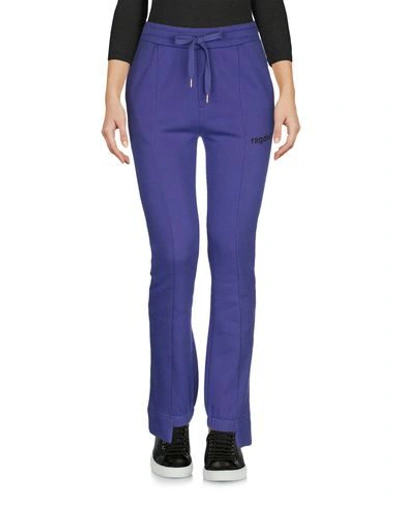 Shop Ragdoll Casual Pants In Purple