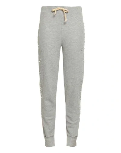Shop Wildfox Casual Pants In Light Grey