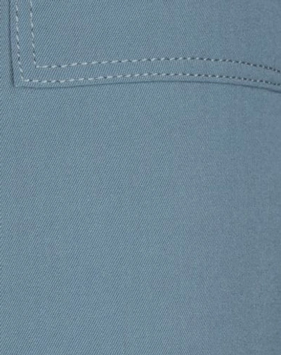 Shop Manila Grace Woman Pants Slate Blue Size 2 Polyester, Viscose, Elastane