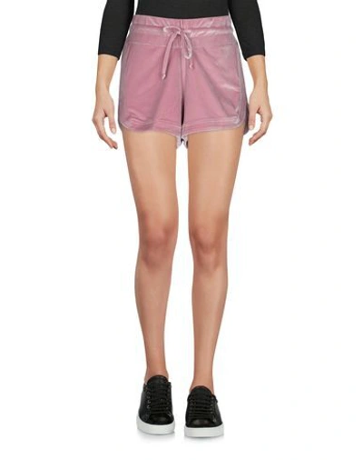 Shop Plein Sport Shorts & Bermuda Shorts In Light Pink