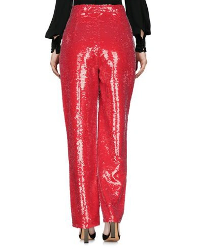 Shop Amen Woman Pants Red Size 8 Polyester, Elastane