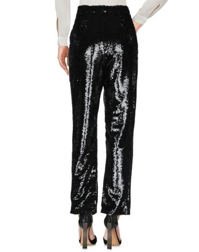 Amen Woman Pants Black Size 8 Polyurethane, Viscose, Polyester In Black