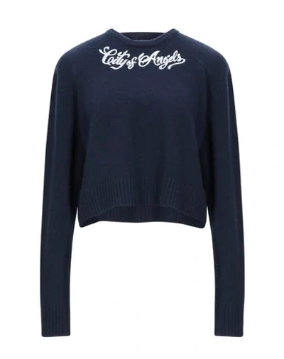 Shop Adaptation Sweaters In Dark Blue