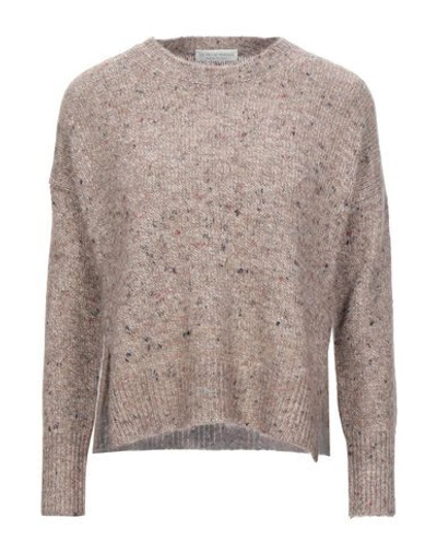 Shop Le Tricot Perugia Woman Sweater Khaki Size L Acrylic, Alpaca Wool, Synthetic Fibers, Wool, Cotton