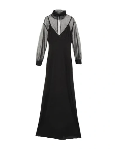 Shop Be Blumarine Woman Maxi Dress Black Size 4 Polyester