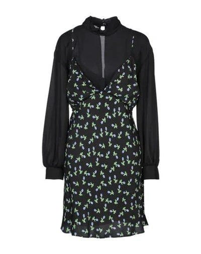 Shop Be Blumarine Woman Mini Dress Black Size 4 Viscose, Polyester