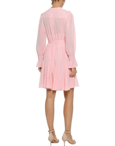 Shop Iris & Ink Woman Short Dress Pink Size 10 Polyester