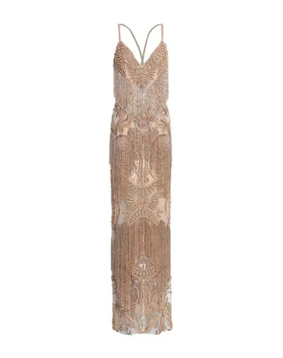 Shop Zuhair Murad Long Dresses In Sand