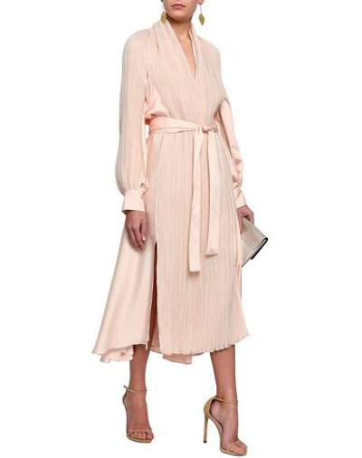 Shop Adeam Long Dress In Pink