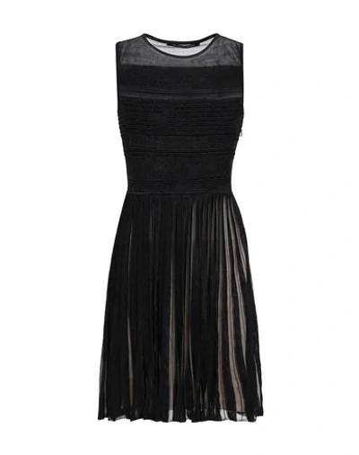 Shop Antonino Valenti Short Dress In Black