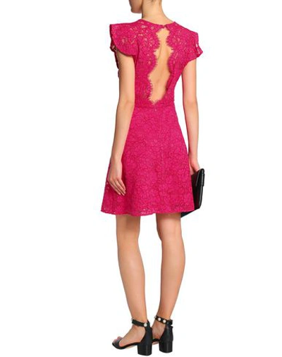 Shop Claudie Pierlot Short Dresses In Fuchsia