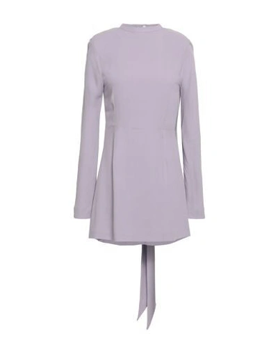 Shop Les Héroïnes By Vanessa Cocchiaro Short Dresses In Lilac