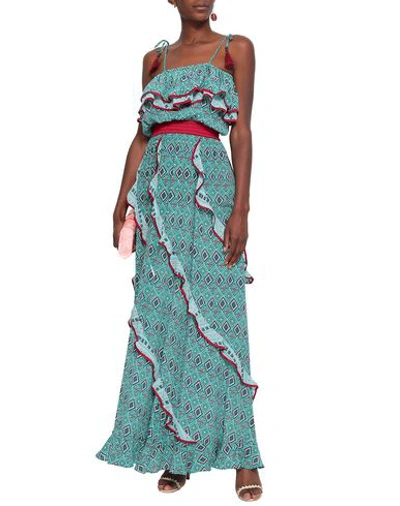 Shop Talitha Long Dresses In Deep Jade