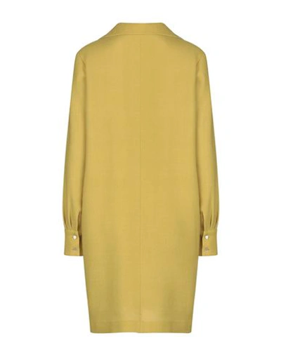 Shop Antonelli Short Dress In Yellow