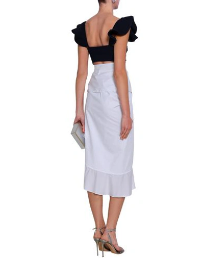 Shop Michael Lo Sordo Midi Skirts In White