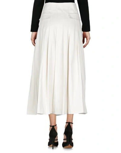 Shop Tela Midi Skirts In Ivory