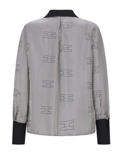 Elisabetta Franchi Silk Shirts & Blouses In Black