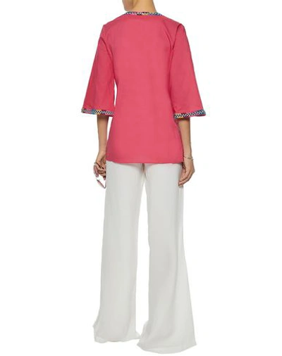 Shop Figue Blouses In Fuchsia