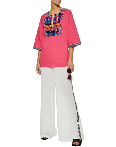 Shop Figue Blouses In Fuchsia