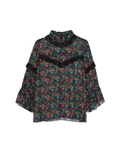 Shop Anna Sui Blouses In Black