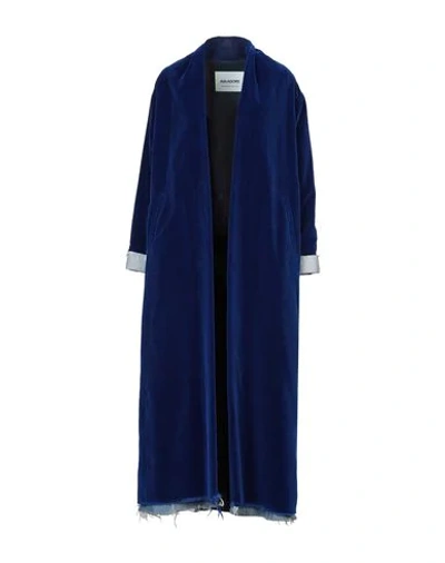 Shop Ava Adore Coat In Dark Blue