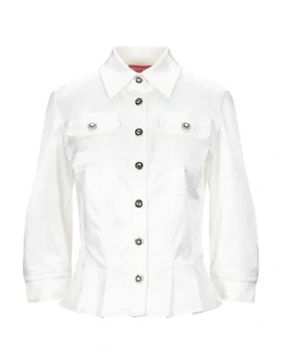 Shop Angelo Marani Jacket In White