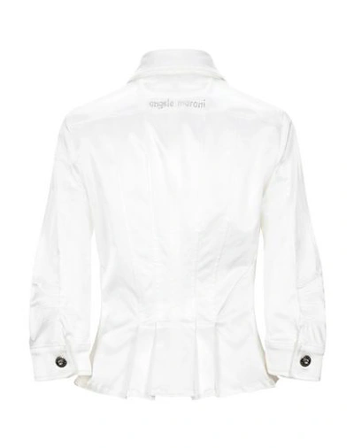 Shop Angelo Marani Jacket In White