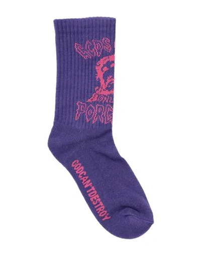Shop Gcds Socks & Tights In Purple
