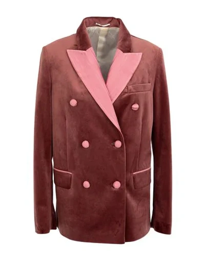 Shop Golden Goose Woman Blazer Pastel Pink Size S Polyester, Viscose