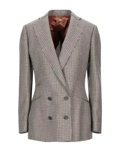 Shop Maurizio Miri Suit Jackets In Beige