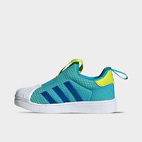 adidas originals superstar slip on kids Green