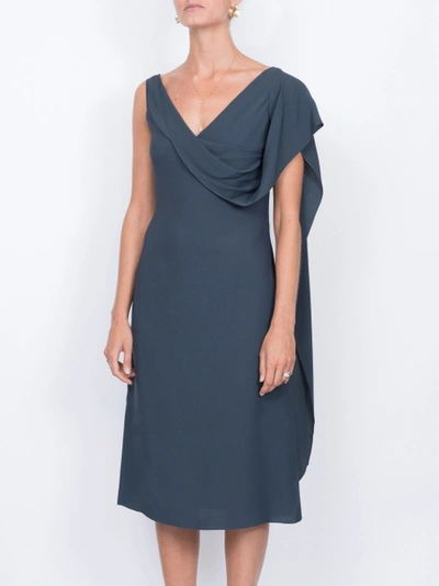 Shop Siesmarjan Etta Drape Front Dress