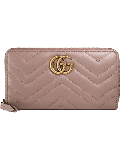 Shop Gucci Gg Mamont Leather Wallet