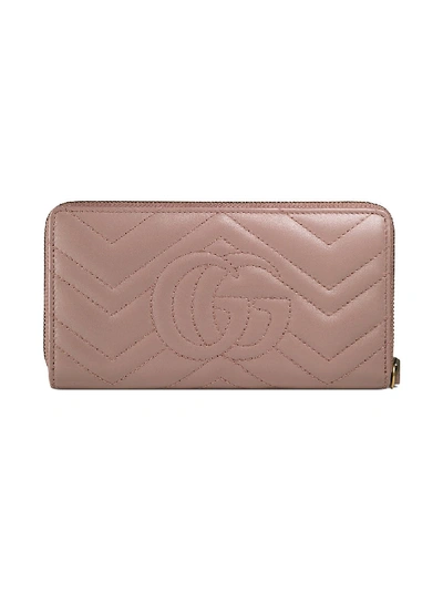 Shop Gucci Gg Mamont Leather Wallet